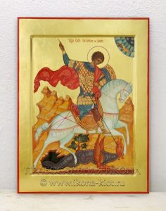 Икона «Георгий Победоносец (чудо о змие)» Жигулевск